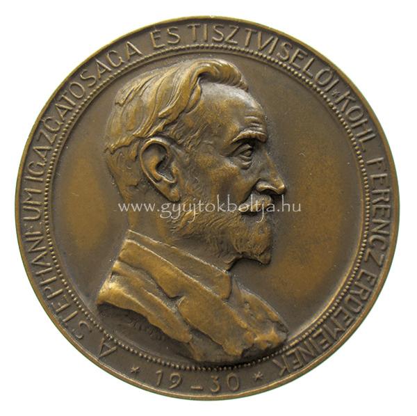 Sidl� Ferenc: A Stephaneum igazgat�s�ga �s tisztvisel�i Kohl Ferenc �rdemeinek 1930